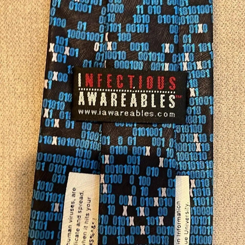 Infectious awareables colorful necktie